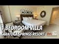 Saratoga Springs Refurbished One Bedroom Villa Tour