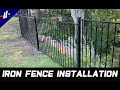 new wrought iron fence installation Plano Texas by Inspired Ironworks #tips #ironfence