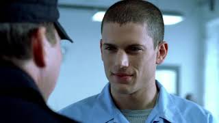 Michael First Time Meet Bellick and Sucre. Prison Break Season 1 Episode 1