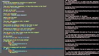 Clojure Koans: Lists