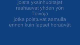 Kotiteollisuus - Minä olen (lyrics)