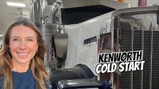 Kenworth W900 Cold Start Challenges: Hauling Corn \u0026 Expanding Our Sand Pit!