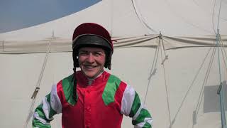 Interviewing Fred Timmis - Winning Jockey at Eyton Races