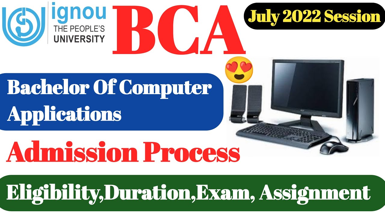 BCA(Bachelor Of Computer Applications) Admission Process | Complete ...