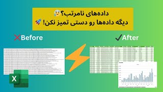 🚀 این تکنیک ساده، کار شما را با اکسل ۱۰ برابر سریع‌تر می‌کند! (Power Query در اکسل)