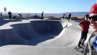 Bennett Harada Method Grab Venice Beach Skate Park