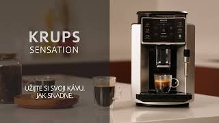 (CZ) KRUPS Sensation EA910x - Unboxing \u0026 první spuštění