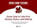 Grass Carp in Lake Erie: History, Status, and Habitat