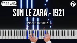Sun Le Zara 1921 Piano Tutorial Instrumental Cover