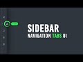 Sidebar Navigation Tabs Menu Design using Html CSS & Javascript