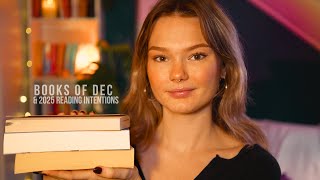 ASMR books I read in december + 2025 reading intentions 📚