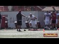 USC defensive line drills from the 1st day in full pads, fall camp 2021