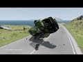 spike strip high speed crashes 75 – beamng drive crashboompunk