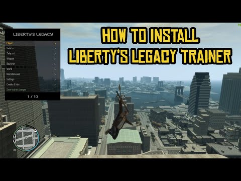 How do you use the trainer in GTA 4?