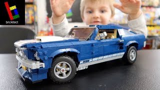Finishing the LEGO Creator Ford Mustang