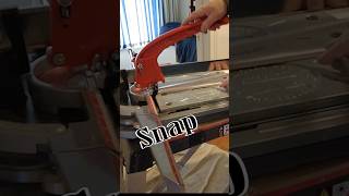 Cutting tiles, SNAP Them EASY #diy #tilecutter #shorts