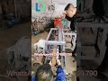 China LangPu JKR 180 vacuum pugmill extruder produces wall face bricks