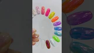 How To Apply Vettsy Mermaid Nail Powder 06 On Different Color Bases | Glazed Nails 💅