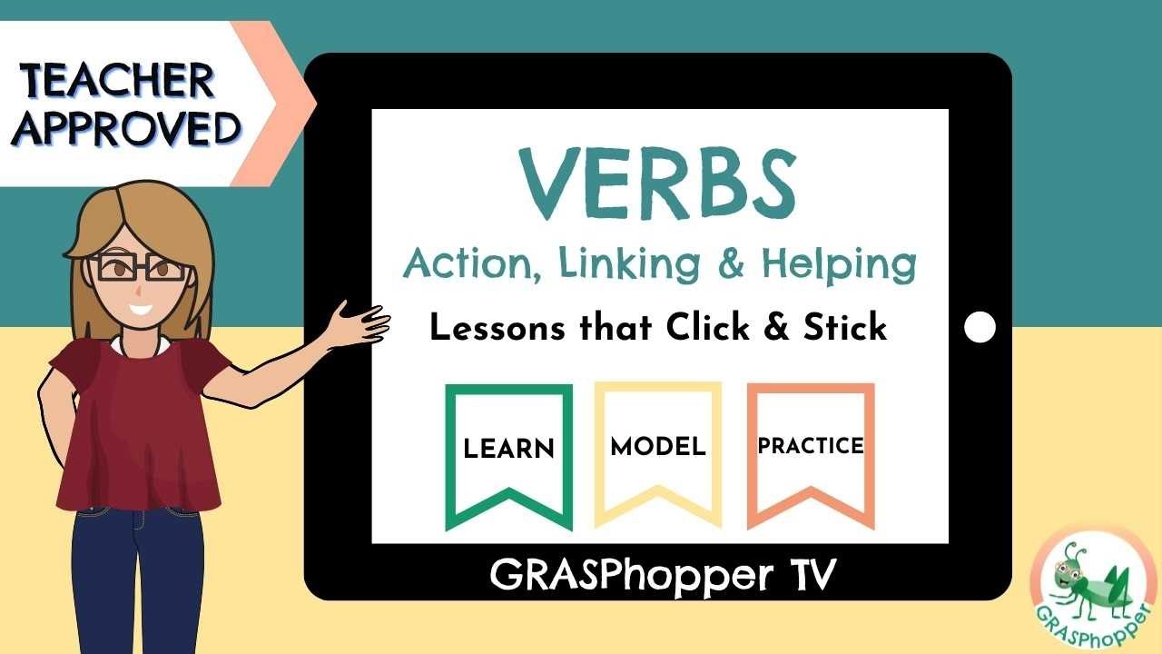 Verbs For Kids Linking Verbs Vs Helping Verbs Vs Action Verbs In ...