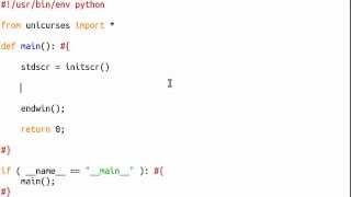 Python [curses] 07 Handy Dandy Functions