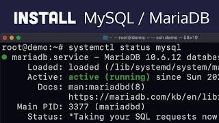 Install and configure MySQL / MariaDB (Ubuntu)