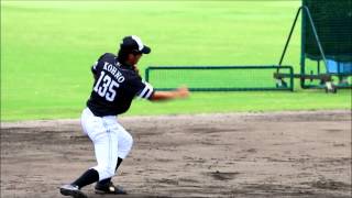 河野大樹選手　高知球場②（15.09.08）