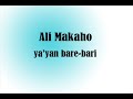Ali Makaho Ya'yan Bare Bari