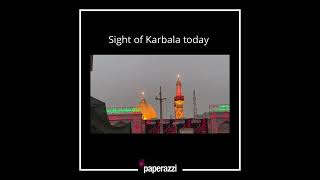 This is what Karbala is looking like today, on 9th Muharram #karbala #muharram #islam