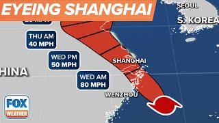 Typhoon Muifa Expected To Hit Shanghai