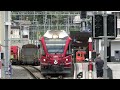 Rhätische Bahn - Die Bernina Bahn mit ABe 812 Allegra Triebwagen zwischen Tirano und St. Moritz