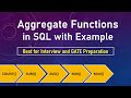 Aggregate Functions In SQL | COUNT, SUM, AVG, MIN, MAX | IFNULL( )