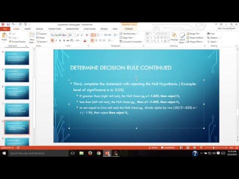 Business Statistics: Hypothesis Testing Business Statistics: Hypothesis Testing