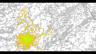 Animated activities heatmap