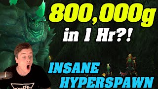 WoW 9.2: 800k Gold in 1 hour!? INSANE HYPERSPAWN | BEST EPIC FARM