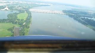 DCA River Visual Approach RW 19 (from the cockpit)