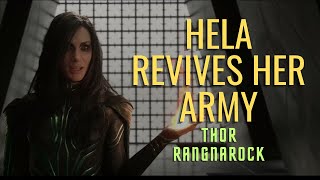 hela revives her army | odins treasures scene | Thor Ragnarok movie hd