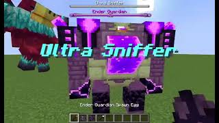 Ultra Sniffer VS L_ender s Cataclysm || Minecraft Mob Battle - Ultra Sniffer vs Ignis and Other Boss