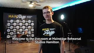 How To Record In The LIVE ROOM At Main Stage Rehearsal Studios Hamilton