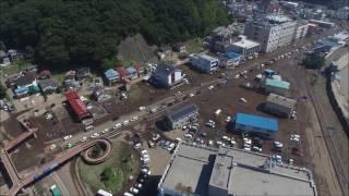 160901 宮古市役所付近のUAV（ドローン）撮影映像