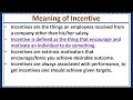 incentives meaning types of incentives u0026 importance of incentives urdu hindi