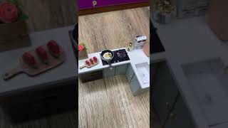 DIY Miniature Cooking Stove Cabinet #shorts