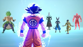 Ultra Instinct Goku unique interactions are badass