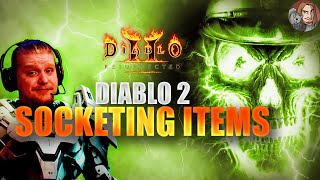 Diablo II Resurrected - How to Socket Equipment (Horadric Cube Recipes \u0026 More