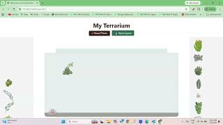 My enhanced terrarium demo || web programming assignment 4