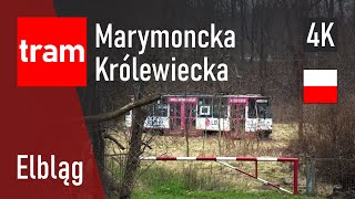 🇵🇱🚋 Tram Elbląg: Marymoncka - Królewiecka 🗓️ 2024-03