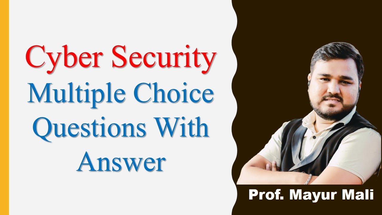 Cyber Security | Multiple Choice Questions With Answer - YouTube