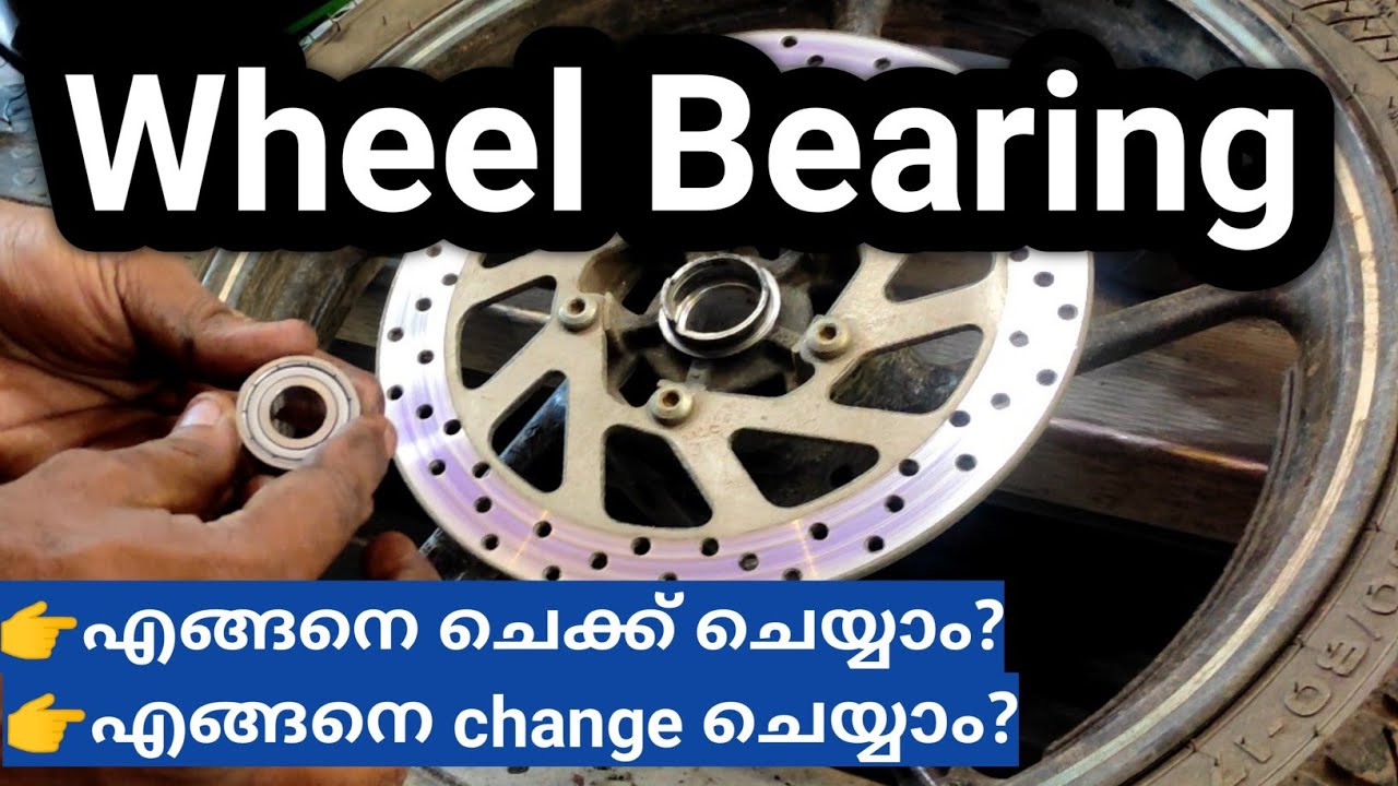 How To Change Wheel Bearings In Motorcycles|Full Explanation|Malayalam ...