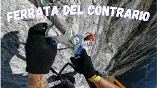 BRIVIDI SULLA FERRATA DEL CONTRARIO - Alpi Apuane