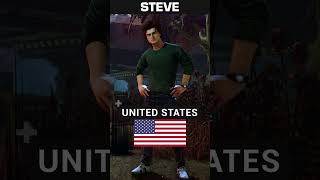 Nationality of EVERY Survivor in Dead by Daylight #shorts