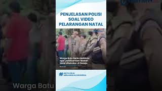 Penjelasan Polisi soal Video Viral Dugaan Pelarangan Ibadah Natal di Cilebut Bogor